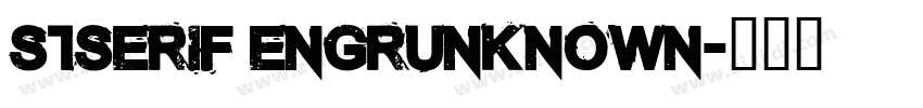 STSerif EngrUnknown字体转换